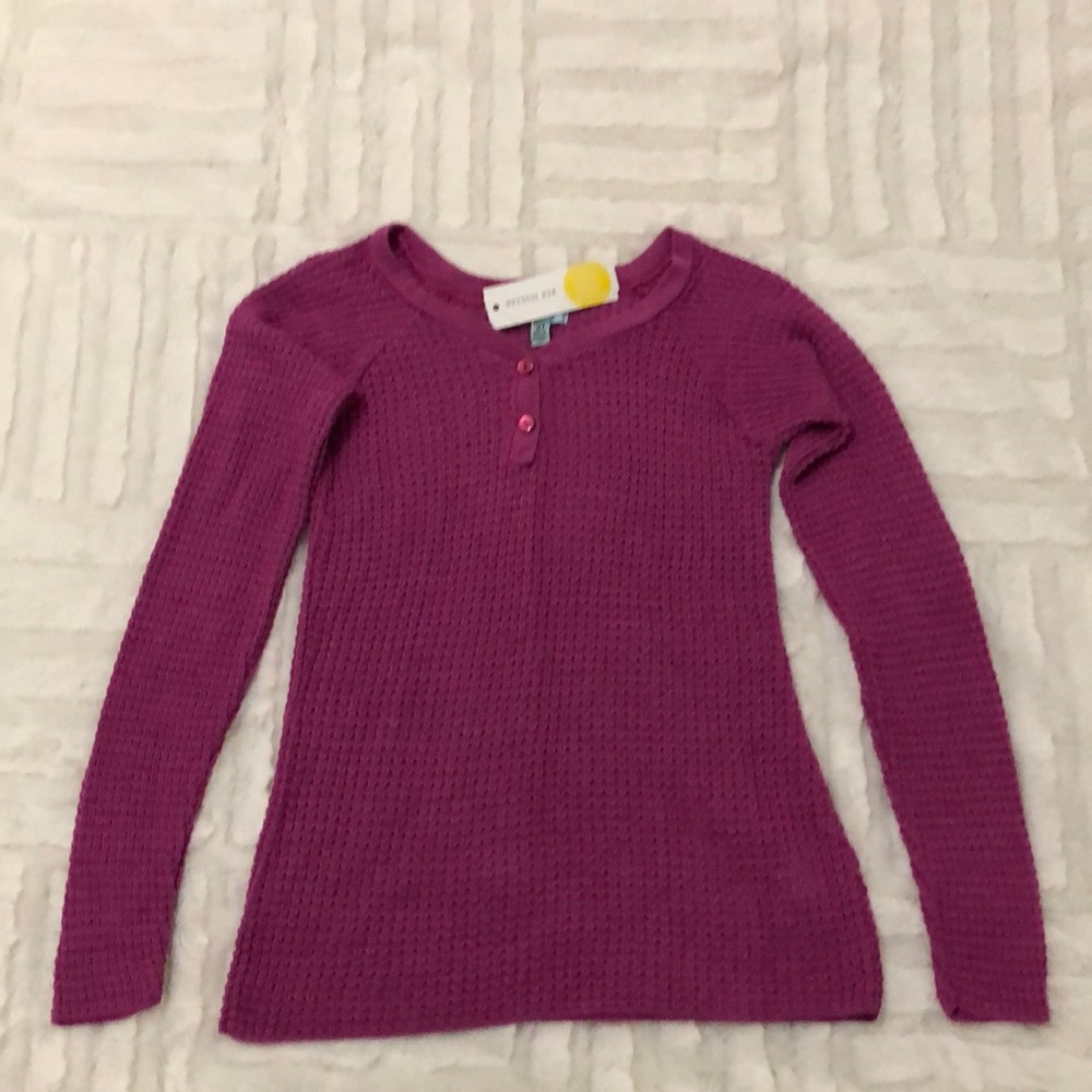 Dark pink sweater more like a purple color